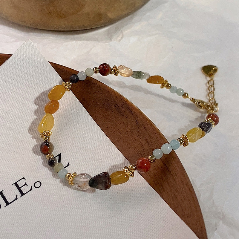 Assorted Quartz Beaded Bracelet