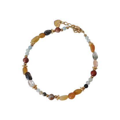 Assorted Quartz Beaded Bracelet