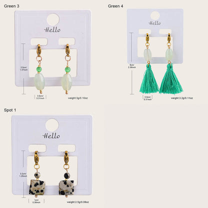 Gem Pendant DIY Necklace Bracelet/Necklace/Earrings
