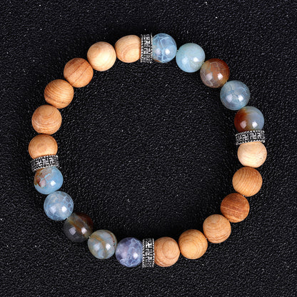 Wood Bead Essential Oil Aromatherapy Bracelet