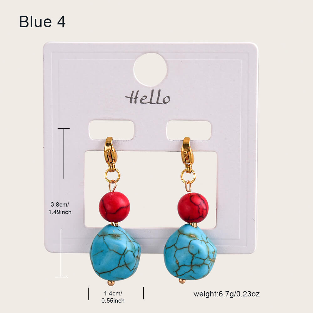 Blue Series Gemstone DIY Necklace/Bracelet/Earrings