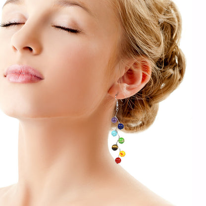 Chakra energy earrings