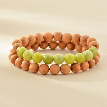 Essential Oil Wood Bead Bracelet