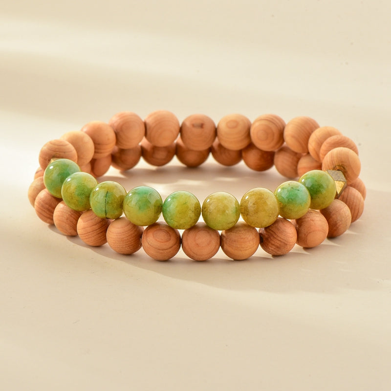 Essential Oil Wood Bead Bracelet