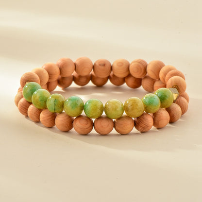 Essential Oil Wood Bead Bracelet