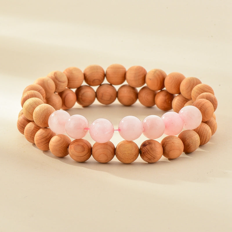 Essential Oil Wood Bead Bracelet