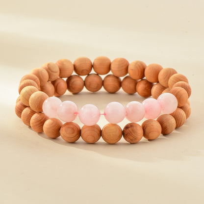 Essential Oil Wood Bead Bracelet