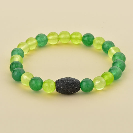 Lava Green Crystal Bracelet