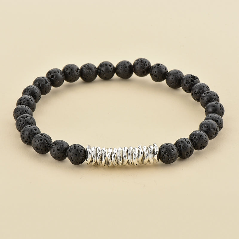 Volcanic Stone Essential Oil Adsorption Bracelet