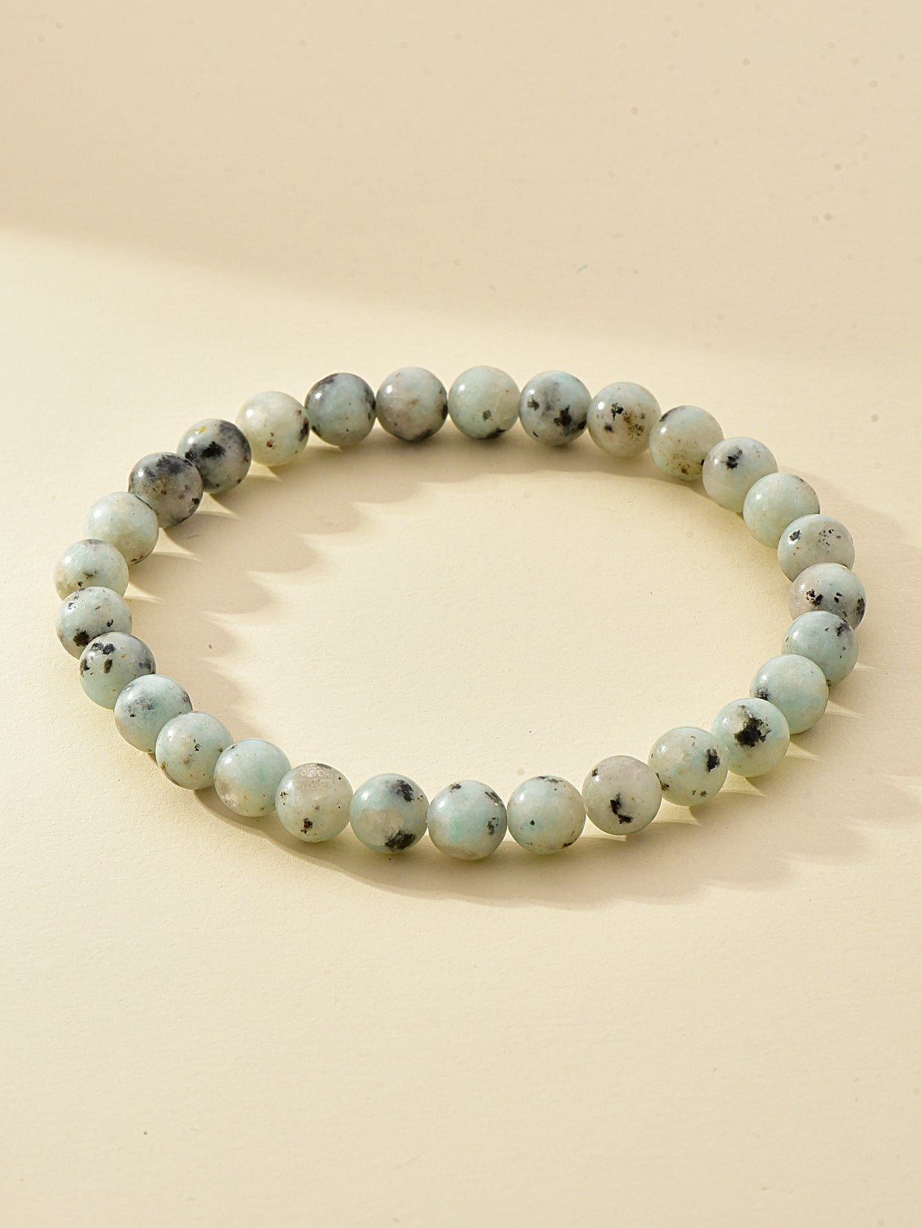 6mm Natural Stone Beaded Bracelet