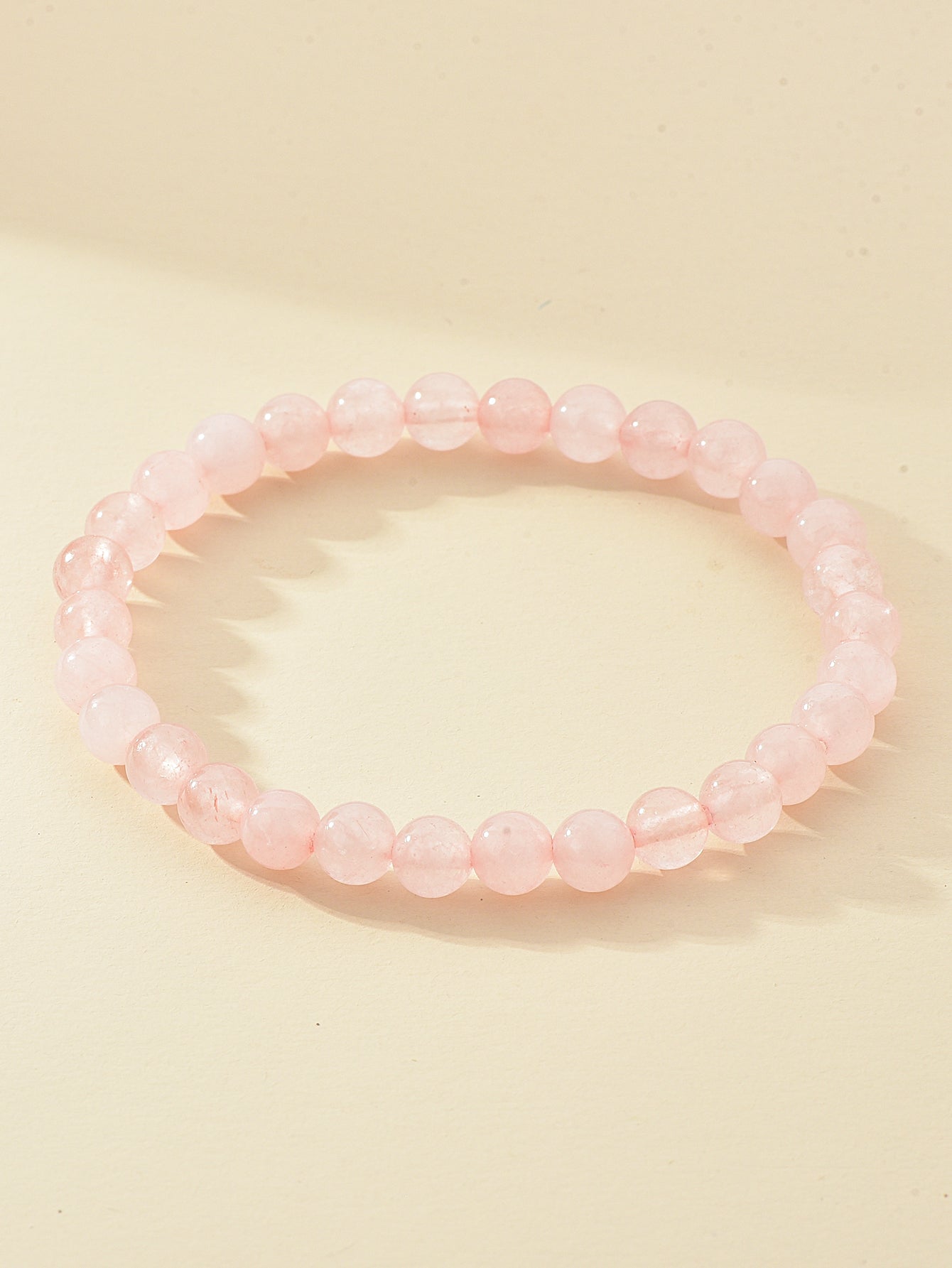 6mm Natural Stone Beaded Bracelet