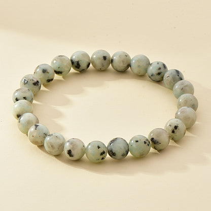 8mm Natural Stone Beaded Bracelet