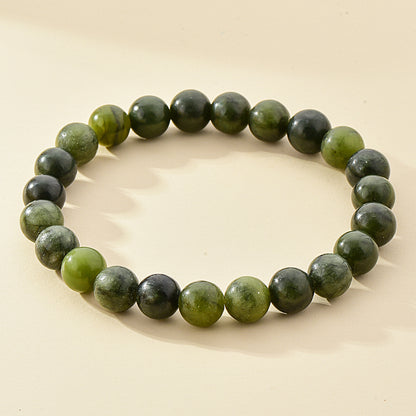 8mm Natural Stone Beaded Bracelet