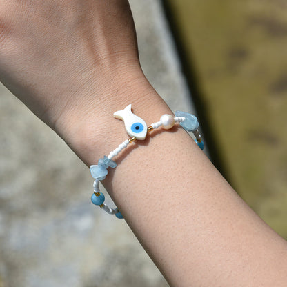 blue ocean style bracelet