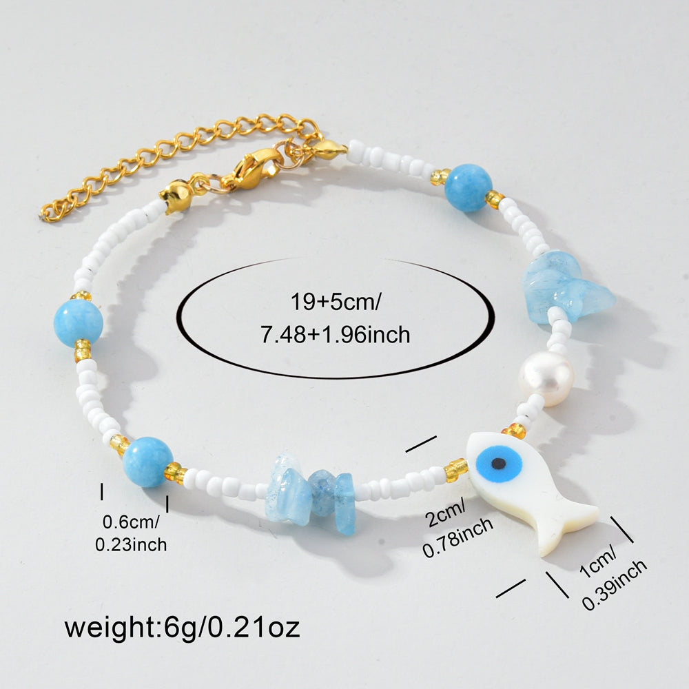 blue ocean style bracelet