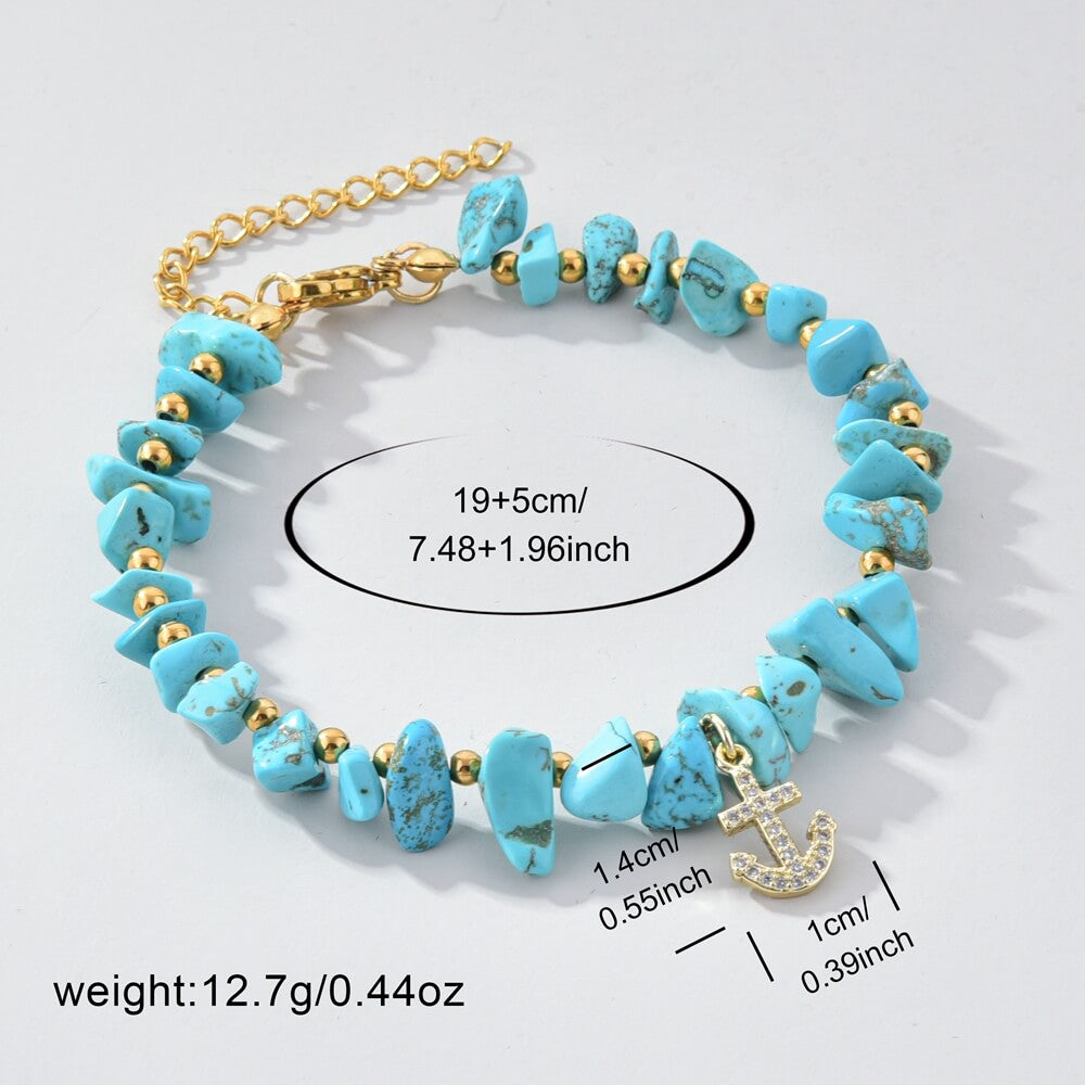 Turquoise style bracelet