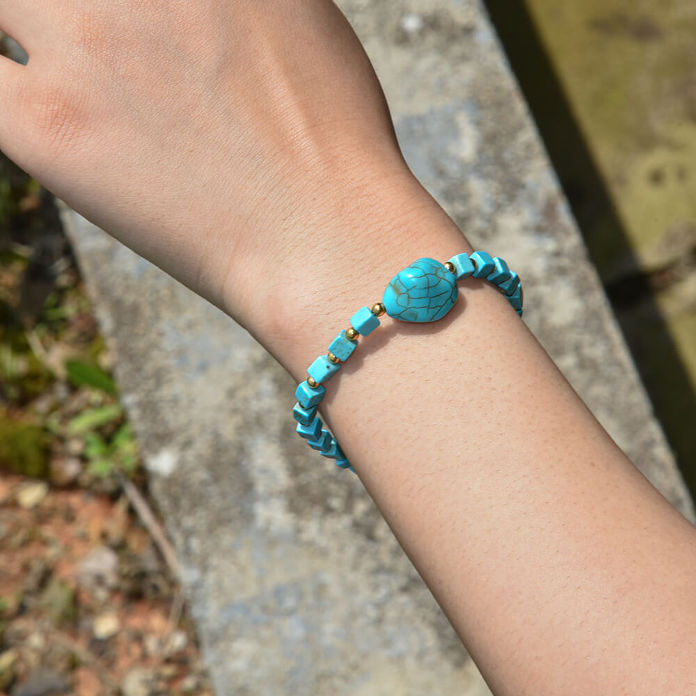 Irregular Turquoise bracelet