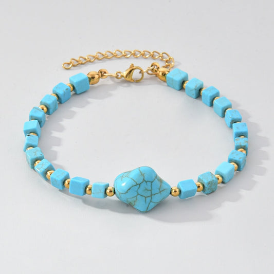 Irregular Turquoise bracelet