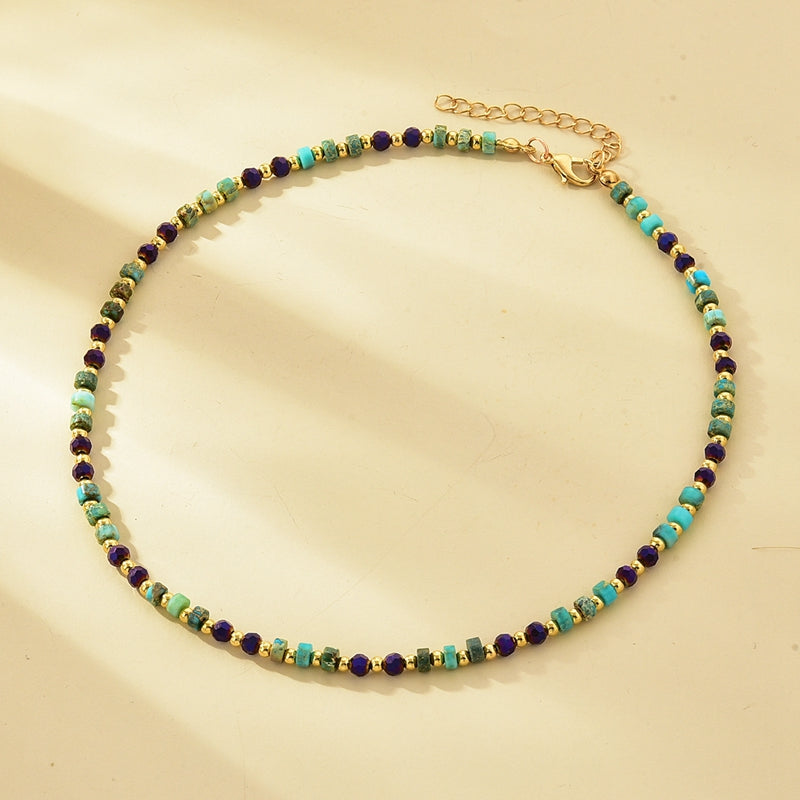 Imperial Stone Beaded Necklace