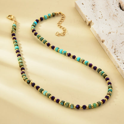 Imperial Stone Beaded Necklace