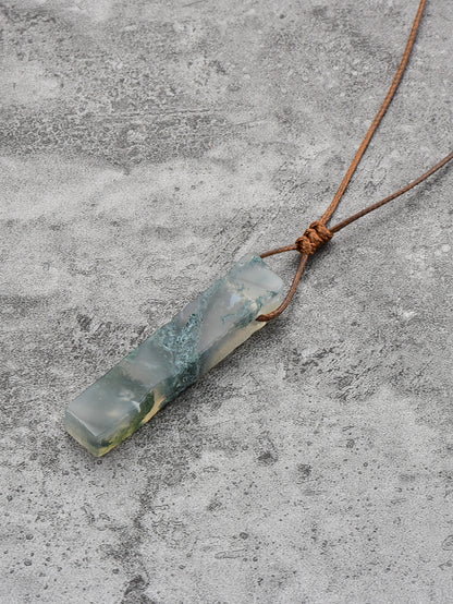 Gemstone Crystal Pendant Necklace