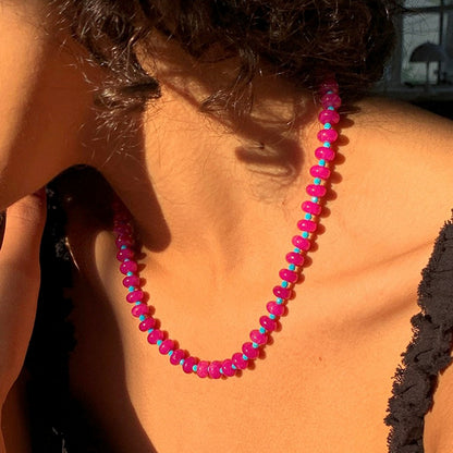 Gemstone Beads Fruit Necklace