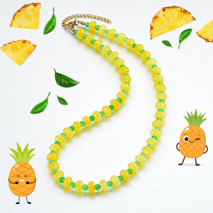 Gemstone Beads Fruit Necklace