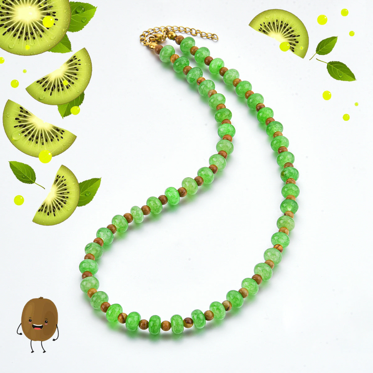 Gemstone Beads Fruit Necklace