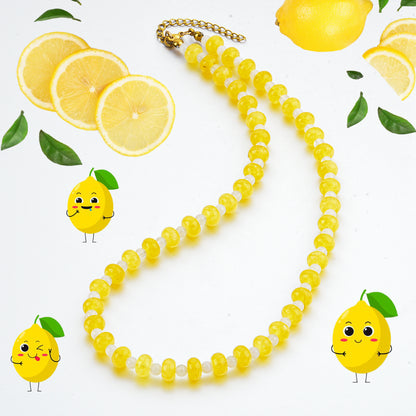 Gemstone Beads Fruit Necklace