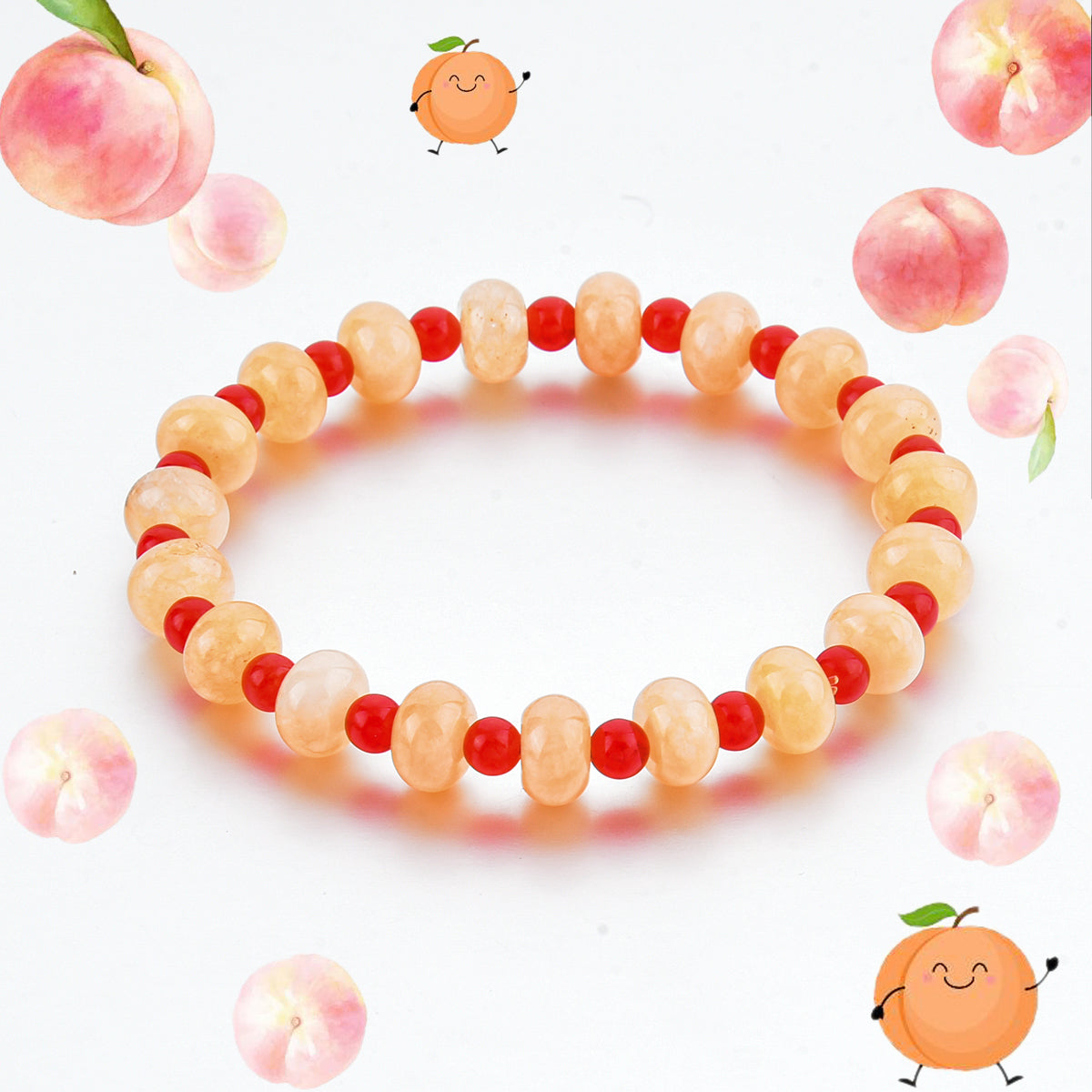 Gemstone Beads Fruit Necklace