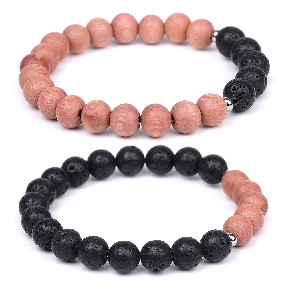 Volcanic Stone Mahogany Aromatherapy Bracelet