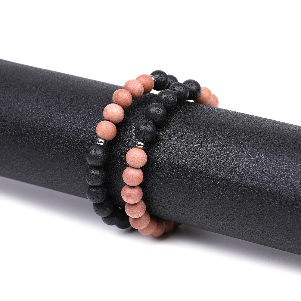 Volcanic Stone Mahogany Aromatherapy Bracelet