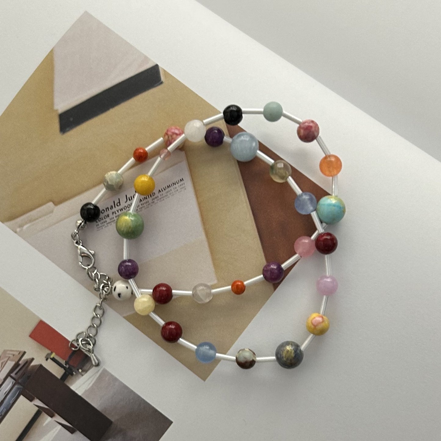 Assorted Color Gemstone Necklace