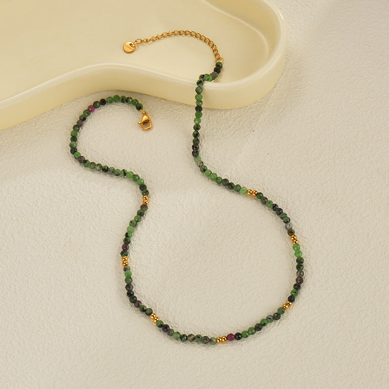 Green Stackable Necklace