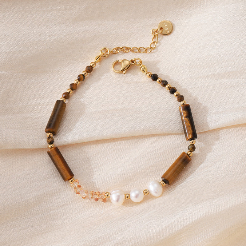 Gemstones Pearl Bracelets