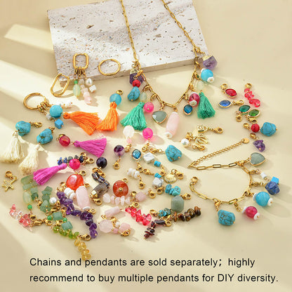 Rose Quartz Shell DIY Necklace Bracelet/Necklace/Earrings