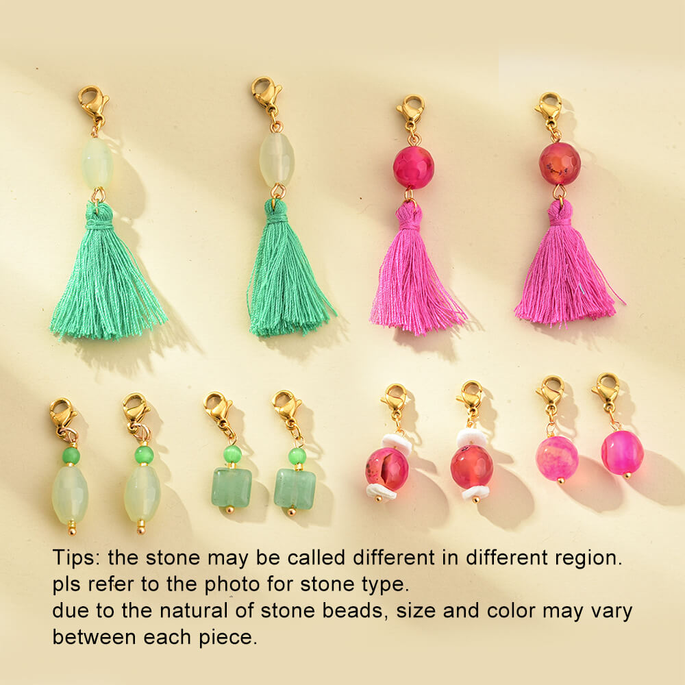 Gem Pendant DIY Necklace Bracelet/Necklace/Earrings
