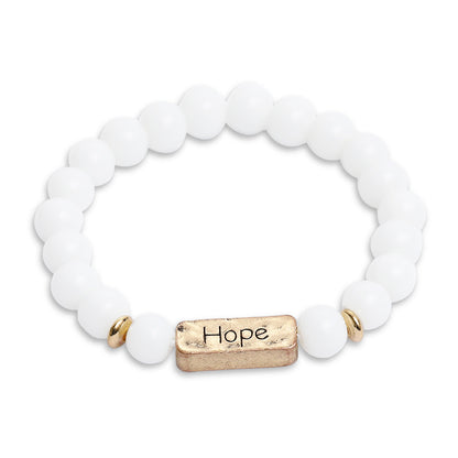 Wholesale Stone Beads Bracelet Hope