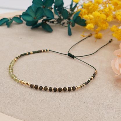 Bohemian Stackable Natural Stone Beads Bracelet
