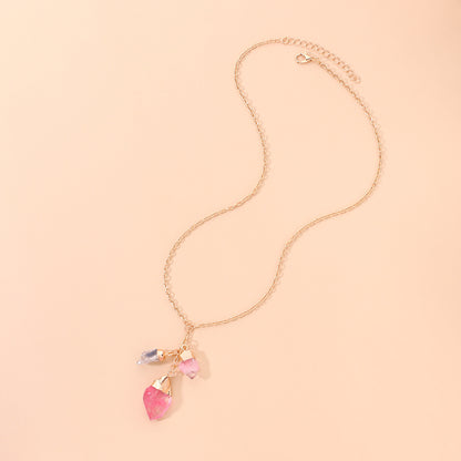 Wholesale Raw Gemstone Pendant Necklace
